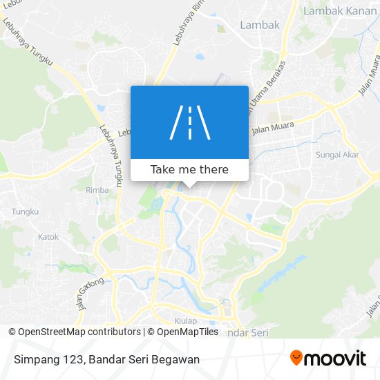 Simpang 123 map