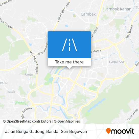 Jalan Bunga Gadong map