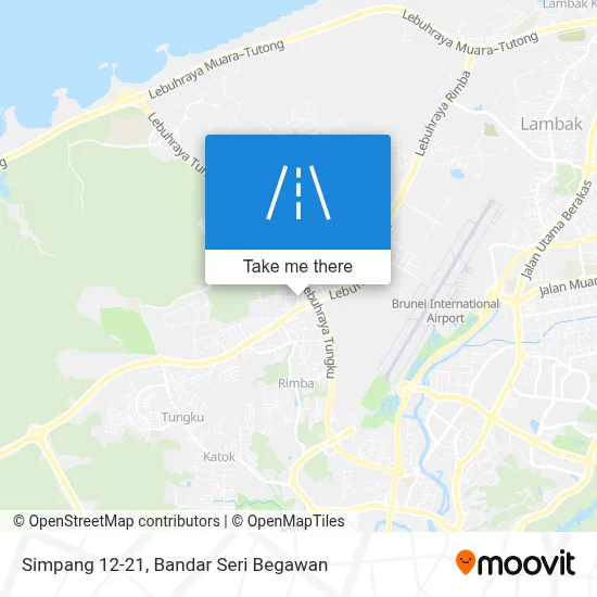 Simpang 12-21 map