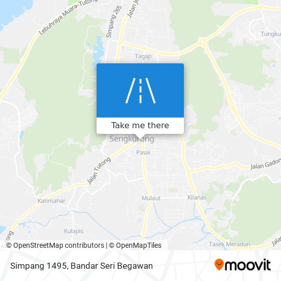 Simpang 1495 map