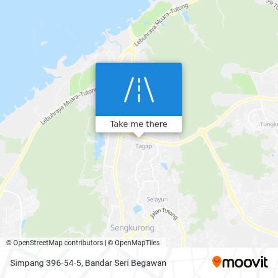 Simpang 396-54-5 map