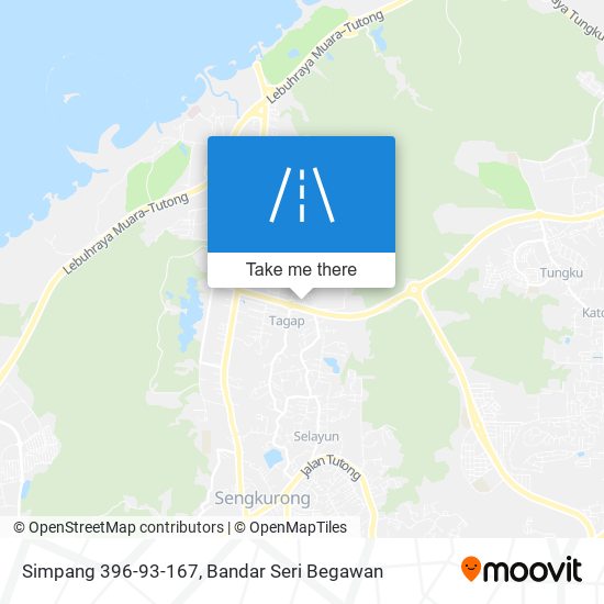 Simpang 396-93-167 map