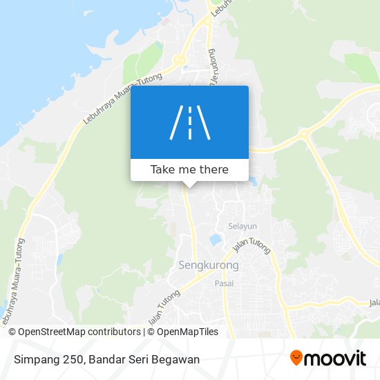 Simpang 250 map