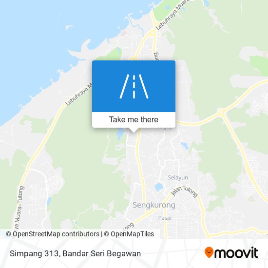 Simpang 313 map