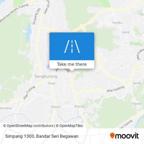 Simpang 1300 map