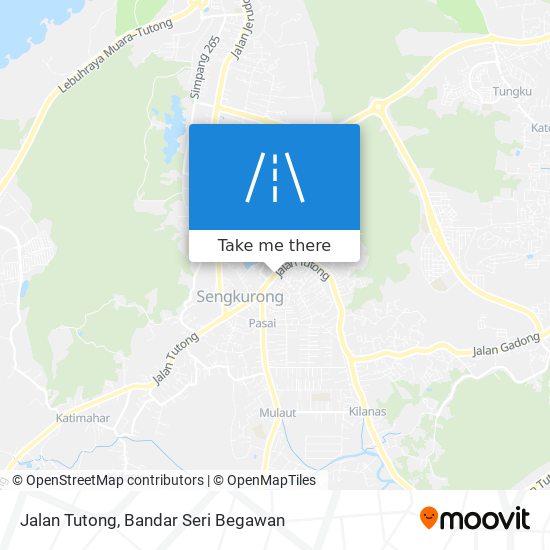 Jalan Tutong map
