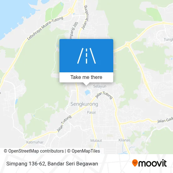 Simpang 136-62 map