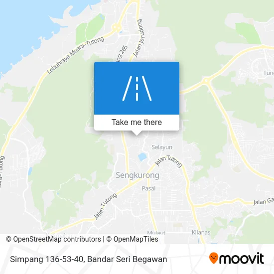 Simpang 136-53-40 map