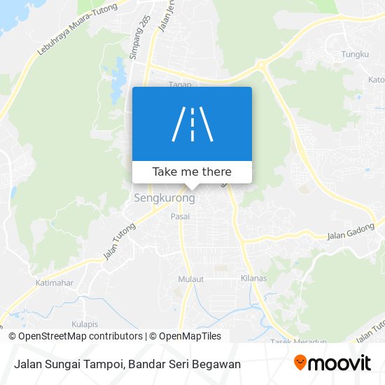 Peta Jalan Sungai Tampoi