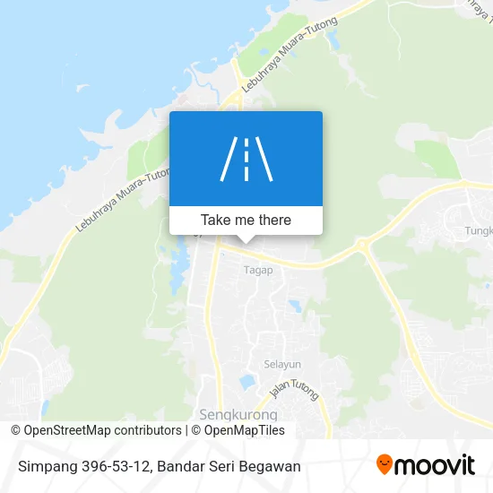 Simpang 396-53-12 map