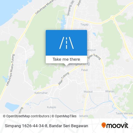 Simpang 1626-44-34-8 map