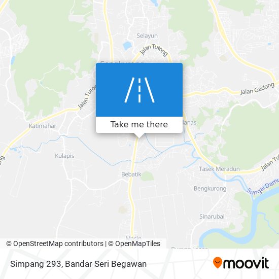 Simpang 293 map