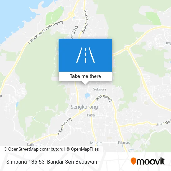 Simpang 136-53 map