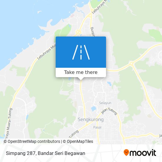 Simpang 287 map