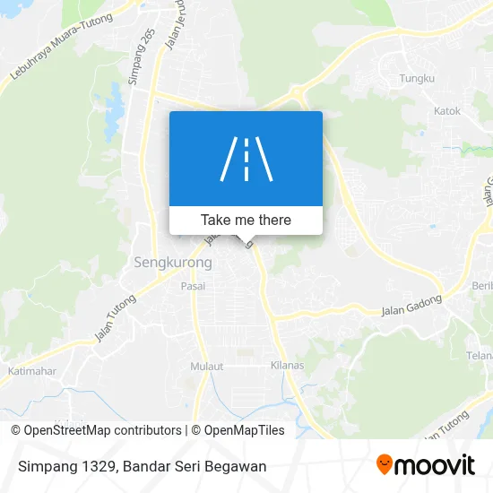 Simpang 1329 map