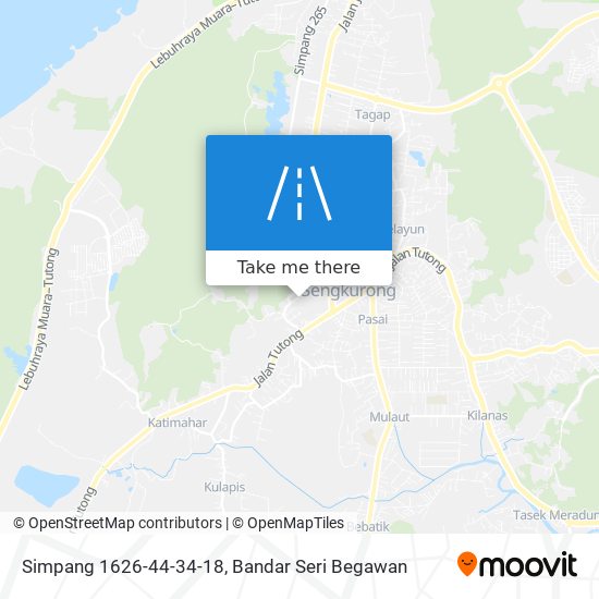 Simpang 1626-44-34-18 map