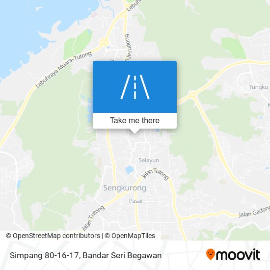 Simpang 80-16-17 map