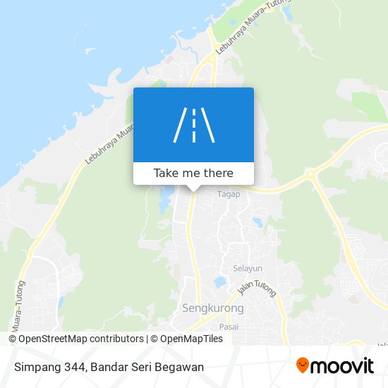 Simpang 344 map
