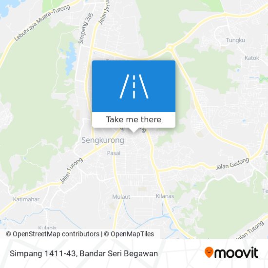 Simpang 1411-43 map