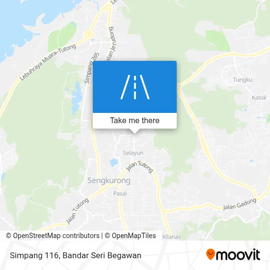 Simpang 116 map