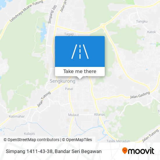 Simpang 1411-43-38 map