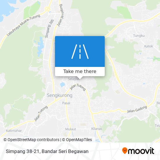 Simpang 38-21 map