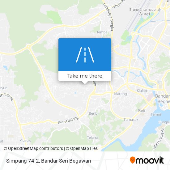 Simpang 74-2 map