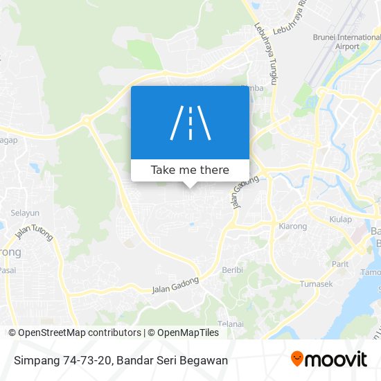 Simpang 74-73-20 map