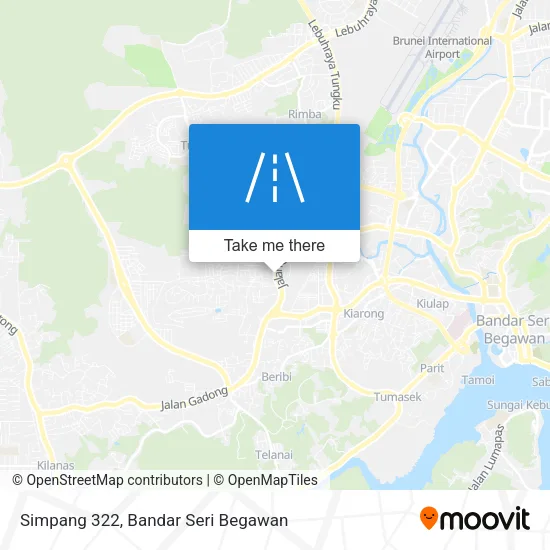 Simpang 322 map