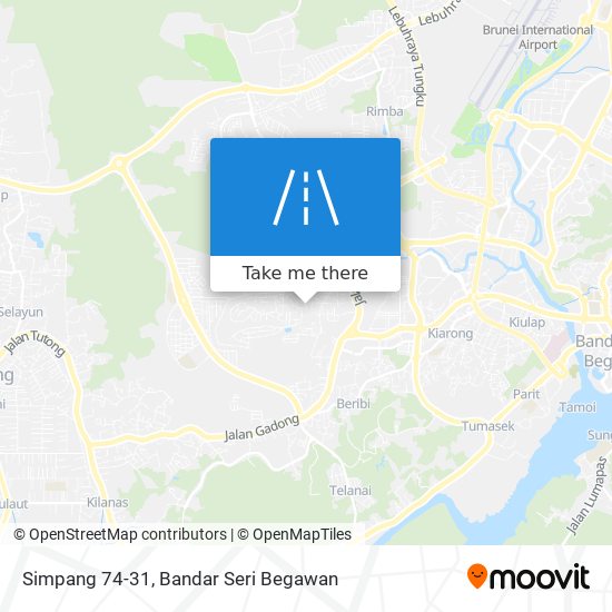 Simpang 74-31 map