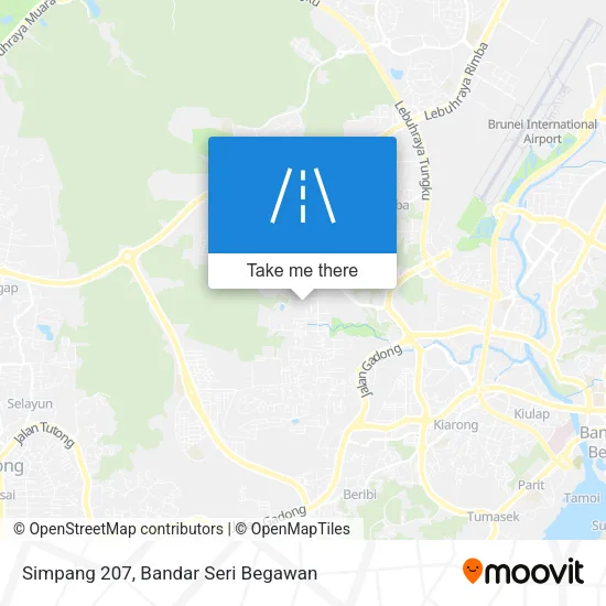 Simpang 207 map