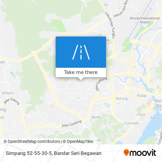 Simpang 52-55-30-5 map