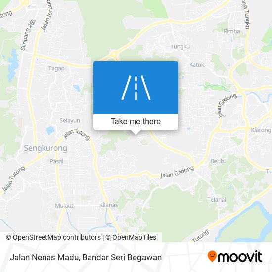 Jalan Nenas Madu map