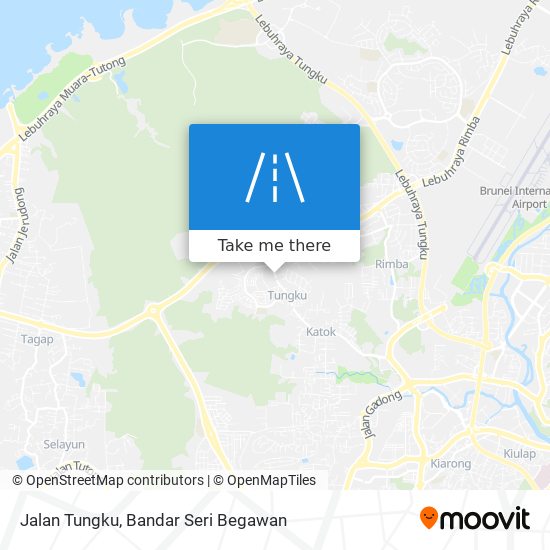 Jalan Tungku map