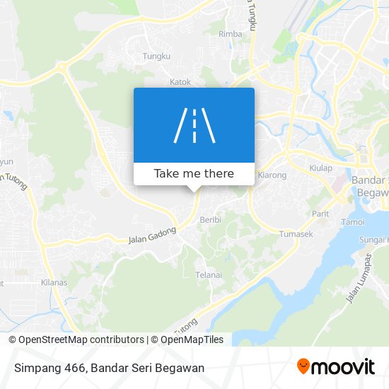 Simpang 466 map