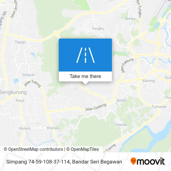 Simpang 74-59-108-37-114 map