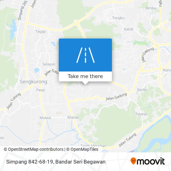 Simpang 842-68-19 map