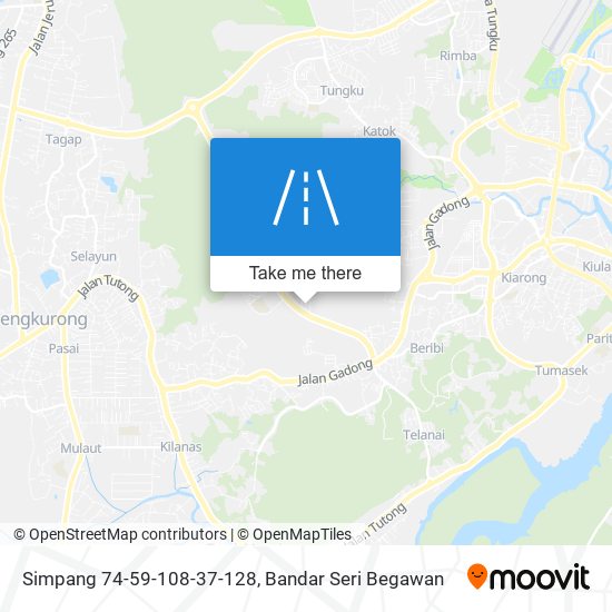 Simpang 74-59-108-37-128 map