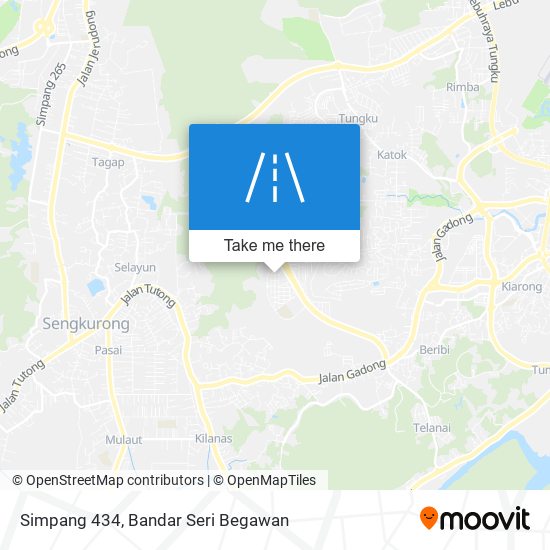 Simpang 434 map