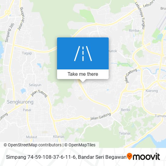 Simpang 74-59-108-37-6-11-6 map