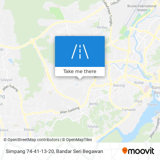 Simpang 74-41-13-20 map