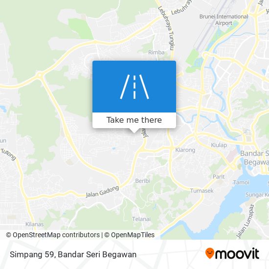 Simpang 59 map