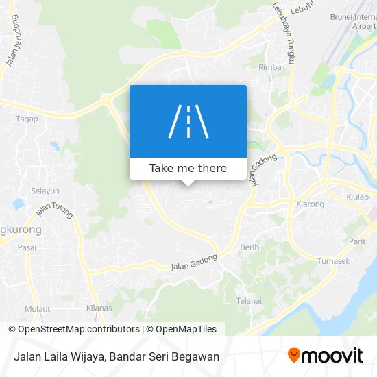 Jalan Laila Wijaya map