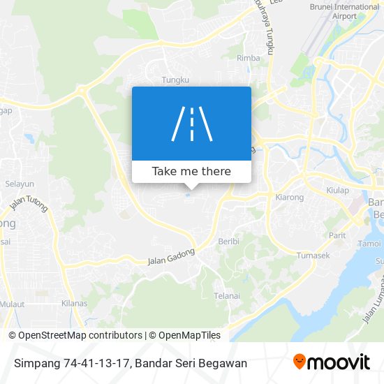 Simpang 74-41-13-17 map