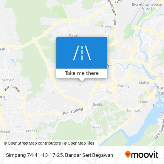 Simpang 74-41-13-17-25 map