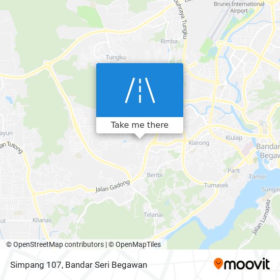 Simpang 107 map