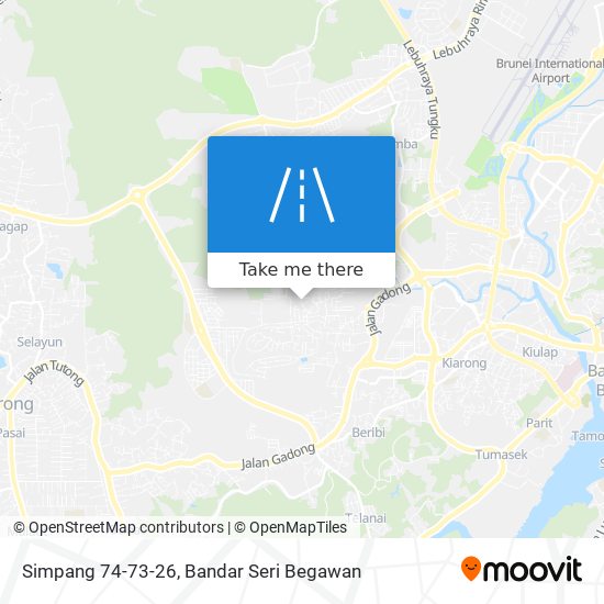 Simpang 74-73-26 map