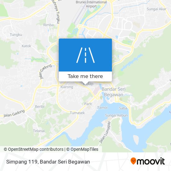 Simpang 119 map