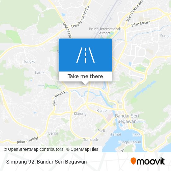 Simpang 92 map