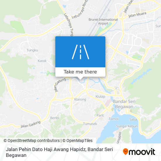 Jalan Pehin Dato Haji Awang Hapidz map